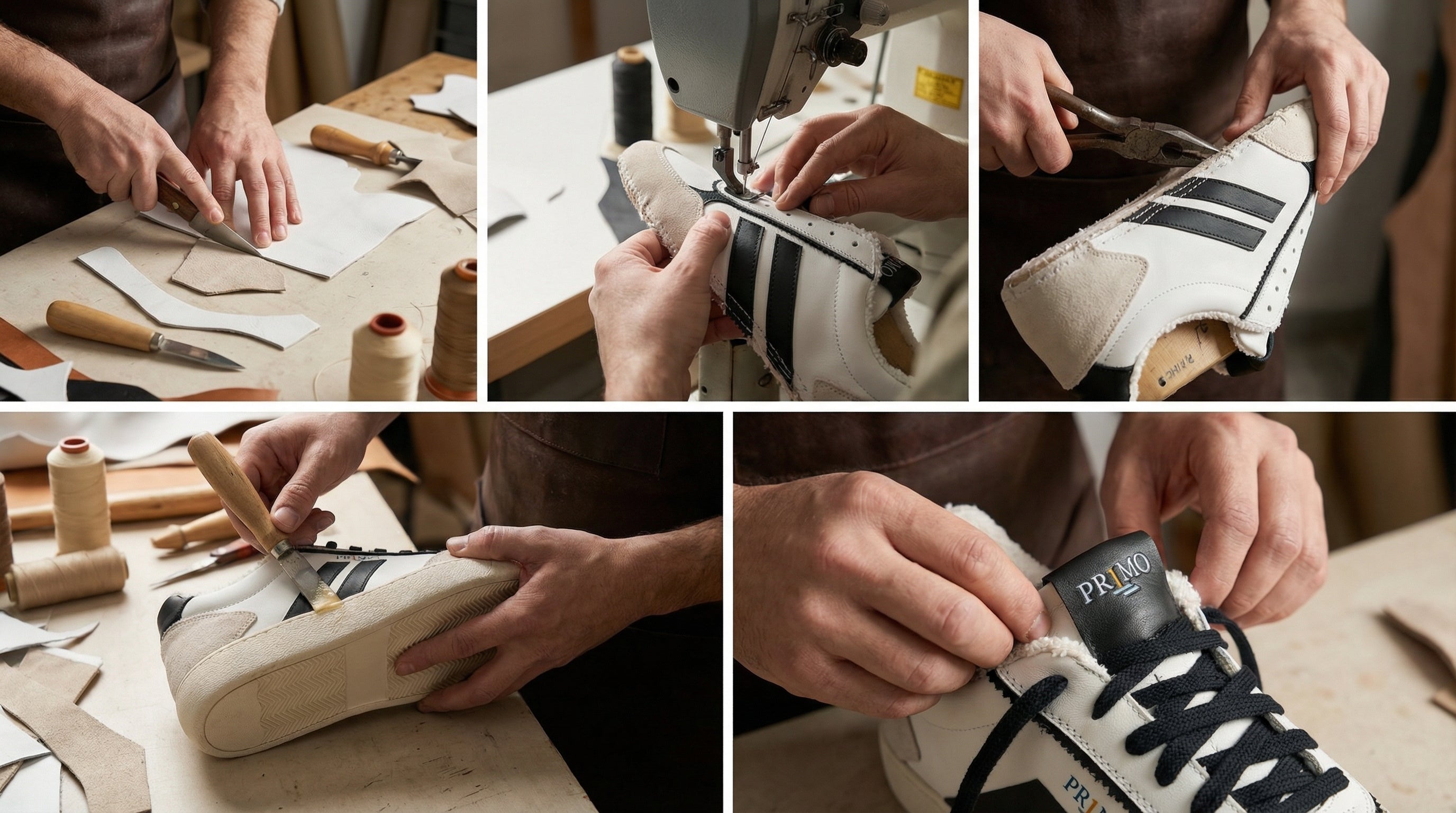 sneakers fatte a mano Italia